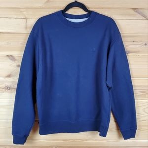 Champion Authentic Navy Blue Crew Neck Sweatshirt‎ Size Medium